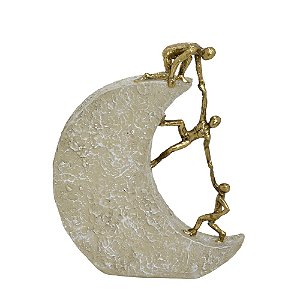 ESCULTURA DECORATIVA EM RESINA 24,5 CM ESPRESSIONE