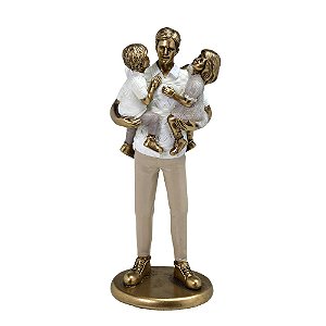 ESCULTURA DECORATIVA FAMILIA 26CM ESPRESSIONE
