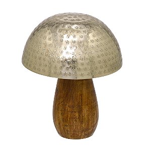 ESCULTURA DE COGUMELO DECORATIVO 25,5 CM ESPRESSIONE