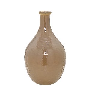 VASO DECORATIVO EM VIDRO 46 CM MARROM ESPRESSIONE