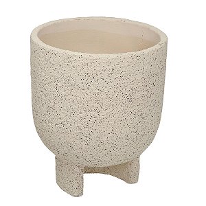 VASO DECORATIVO EM CIMENTO 20CM ESPRESSIONE