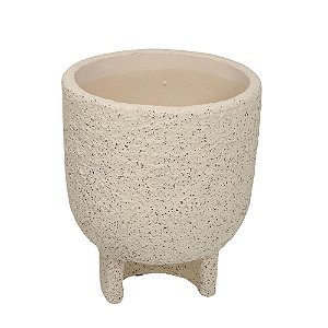 VASO DECORATIVO EM CIMENTO 16CM ESPRESSIONE