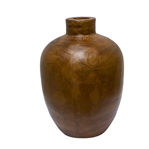 VASO DECORATIVO MADEIRA 30 CM ESPRESSIONE