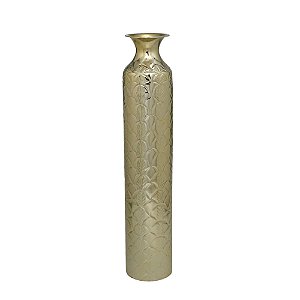 VASO DECORATIVO FERRO 71CM ESPRESSIONE DOURADO