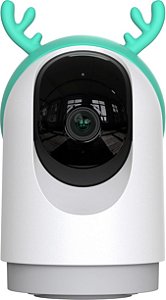 Camera Inteligente PTZ 2K Wi-Fi para Bebe Geonav lente 108