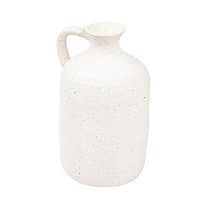 VASO EM CERAMICA BRANCO 21X12 CM LUCATTI