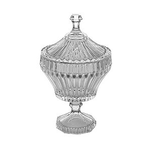 POTICHE DECORATIVO DE CRISTAL RENAISSANCE 17,5x28,5CM LYOR