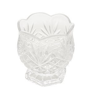 PORTA COLHER DE CRISTAL DE CHUMBO DUBLIN 7,8x8,4 CM LYOR
