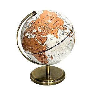 GLOBO TERRESTRE GIRATORIO DECORATIVO 16,5CM