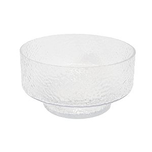 VASO CENTRO DE MESA DECORATIVO EM VIDRO INCOLOR 15X28CM