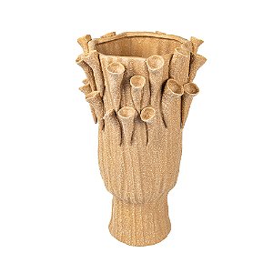 VASO DECORATIVO CORAIS EM CERAMICA TERRACOTA 38X24X24CM