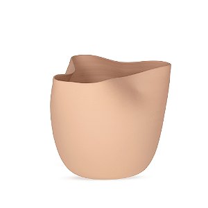 VASO EM CERAMICA ORGANICO TERRACOTA 18X19,5X18CM - MART