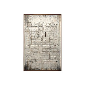 QUADRO DECORATIVO MOLDURA EM MADEIRA DETALHE TEXTURAS RUSTICO CINZA cadastrar