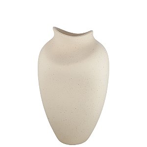 VASO DECORATIVO ATOMO II CREAM RUSTICO 34CM