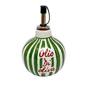 AZEITEIRO BOLINHA CERAMICA ITALIA VERDE LUIZ SALVADOR