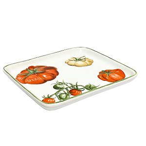 BANDEJA CERAMICA GD TOMATO ITALIANO LUIZ SALVADOR 22CM