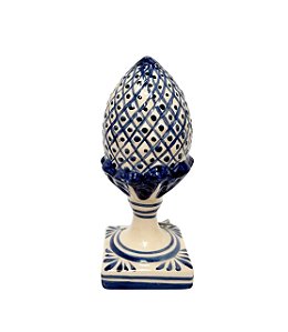 Escultura Pinha Americana Pq Ceramica Luiz Salvador 18cm