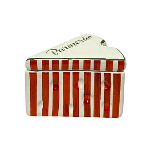 PORTA QUEIJO RALADO CERAMICA GOURMET VERMELHO LUIZ SALVADOR
