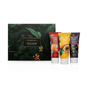 Kit Creme para mãos Acqua Aroma Tropicaliza 45g c/ 3und Brasil em Polpa