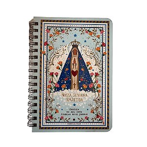 Caderneta G NS Aparecida 15,2X 21,8 - 80Fls Com Pauta Amanhã te conto um segredo