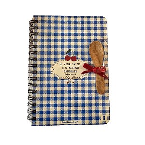 Caderneta G Vida Banquete 15,2X 21,8 - 80Fls Com Pauta Amanhã te conto um segredo