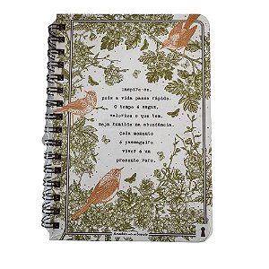 Caderneta G Inspire-se 15,2X 21,8 - 80Fls Com Pauta Amanhã te conto um segredo