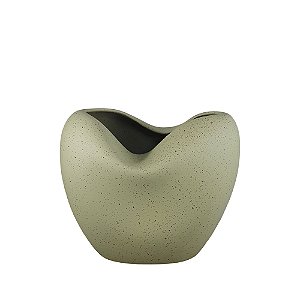 VASO DECORATIVO EM CERAMICA ATOMO IV 18,5X23CM
