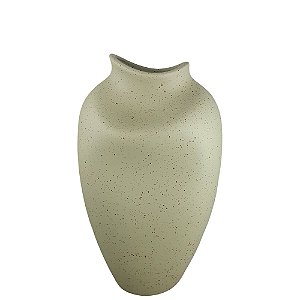 VASO EM CERAMICA DECORATIVO ATOMO II 34X18X21