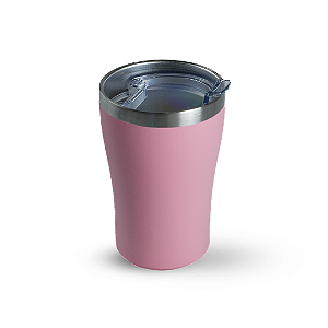 Copo Termico Inox de Cerveja Cafe Agua Pink 220ml
