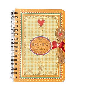 Caderneta G Receitas Memorias 15,2X 21,8 - 80Fls Com Pauta
