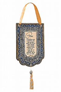 Flamula Paz Amanhã te conto um segredo em MDF 15x10cm