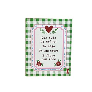 Quadro Box Tudo de melhor em MDF 8X10X3cm