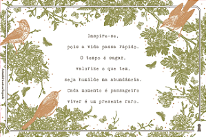 Quadro Box Inspire-se em MDF 40x60x4cm