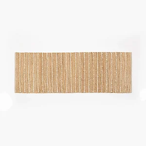 TAPETE PASSADEIRA POA JUTA E LA NEUTRO 60X180 NATURAL