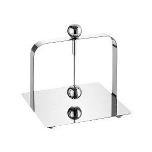 PORTA GUARDANAPO ACO INOX MODELO PENDULO 16X17X17CM