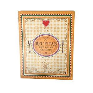 Caixa Livro G- Receitas que Criam Memorias em MDF