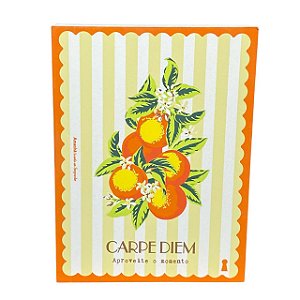 Quadro Box Laranja 15x20cm em MDF