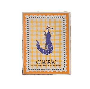 Quadro Box Camarao 40x60cm em MDF