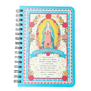 Caderno Caderneta Nossa Senhora Guadalupe- 80Fls Com Pauta