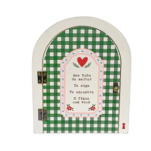 Porta Chaves Portinha Tudo de melhor em MDF 25X20cm