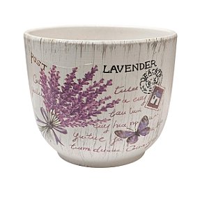 CACHEPOT VASO EM CERAMICA COLECAO LAVANDA MOD1
