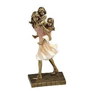 ESCULTURA DECORATIVA FAMILIA 24,5 CM ESPRESSIONE