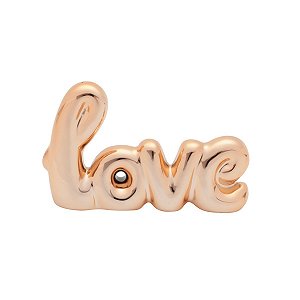 LETRAS DECORATIVAS CERAMICA LOVE HANDWRITING  ROSE GOLD