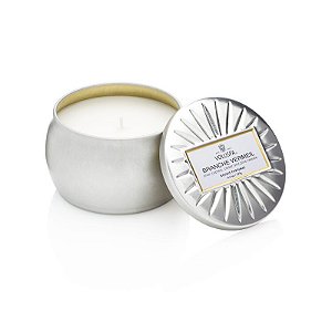 MINI VELA VOLUSPA LATA 25H BRANCHE VERMEIL