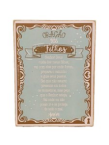 Box Oracao filhos 15x20