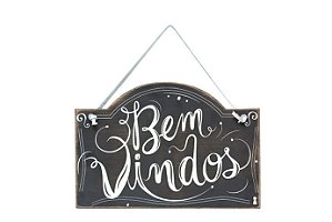 Placa Bem Vindos