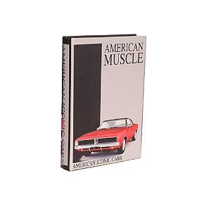 CAIXA LIVRO DECOR AMERICAN MUSCLE CAR M