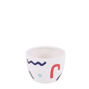 VASO GRAFISMO DECORATIVO CERAMICA