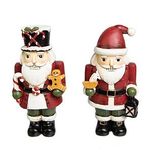 Mini Quebra Nozes Papai Noel - com duas peças