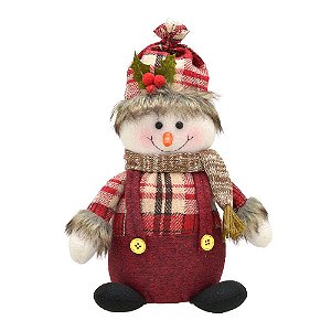 BONECO DE NEVE DECORATIVO